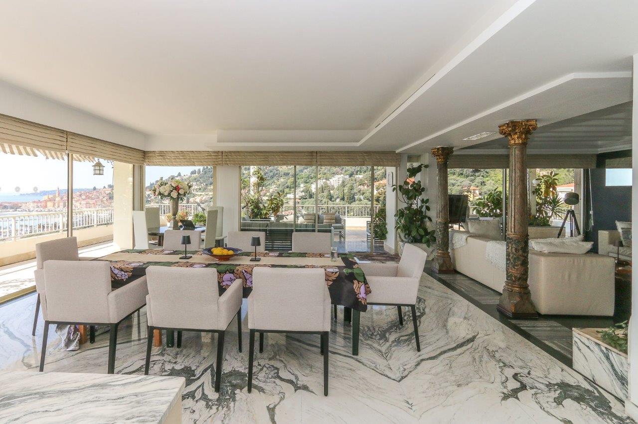 Menton Menton - Garavan French Riviera 4-Bedroom Penthouse Apartment